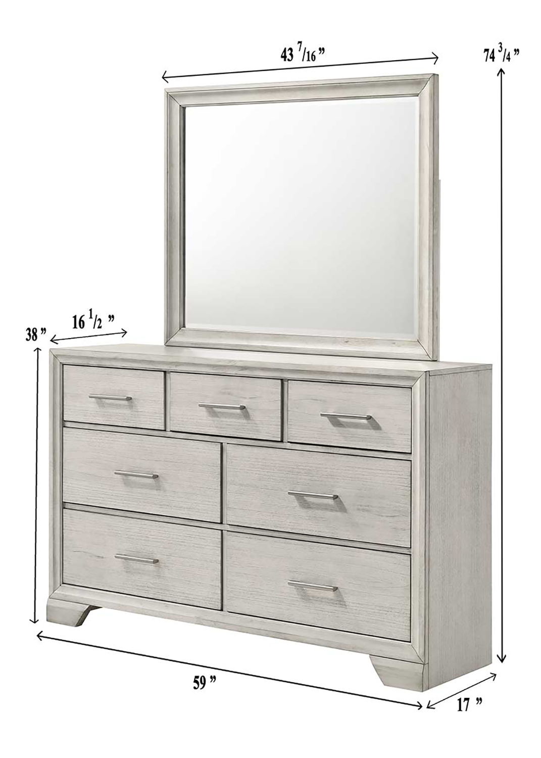 JAYMES DRESSER TOP WHITE MIST