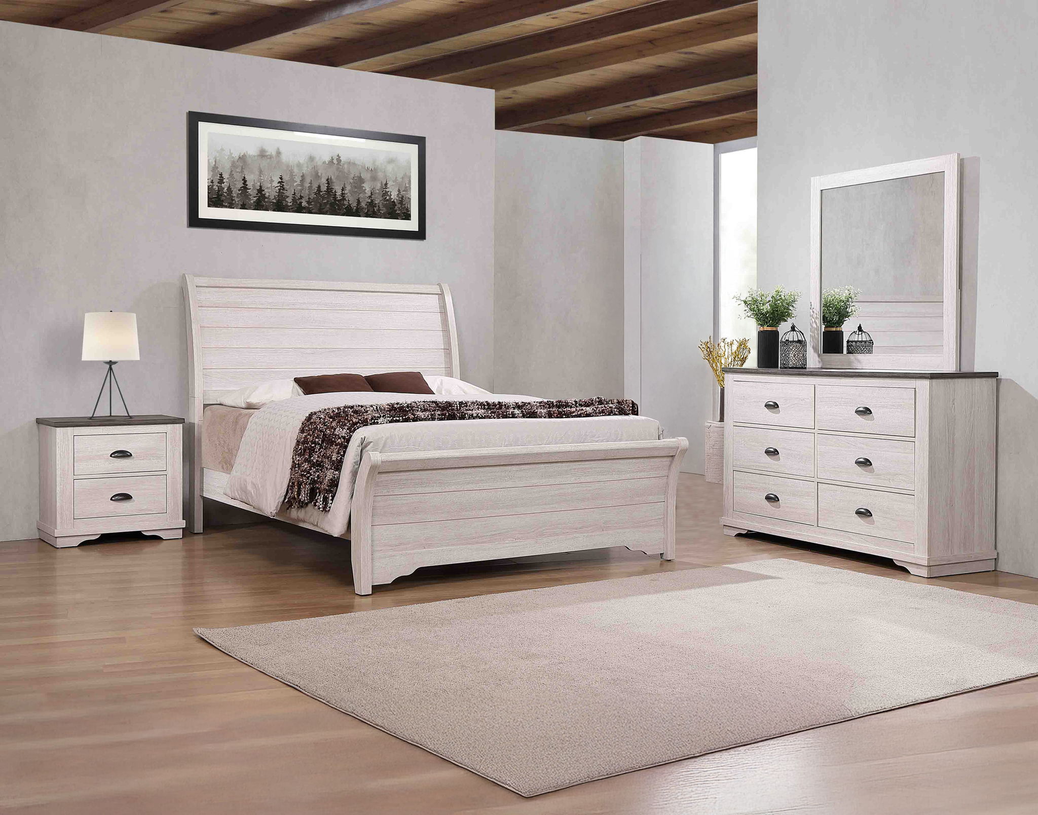 CORALEE DRESSER TOP CHALK/GREY