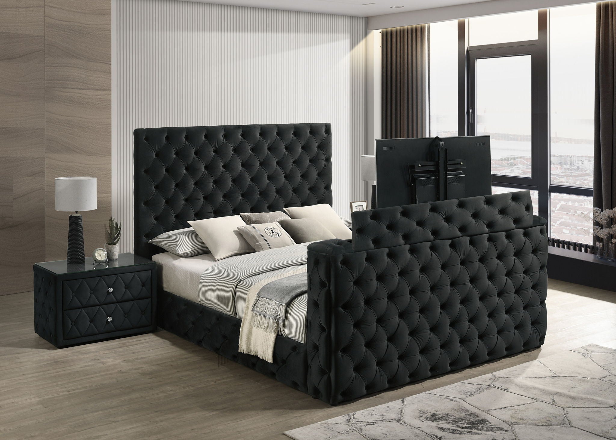JOSEPHINE NIGHT STAND BLACK