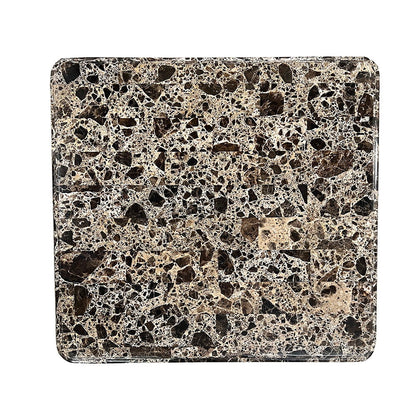 Nayla - End Table - Natural Marble Top & Cherry