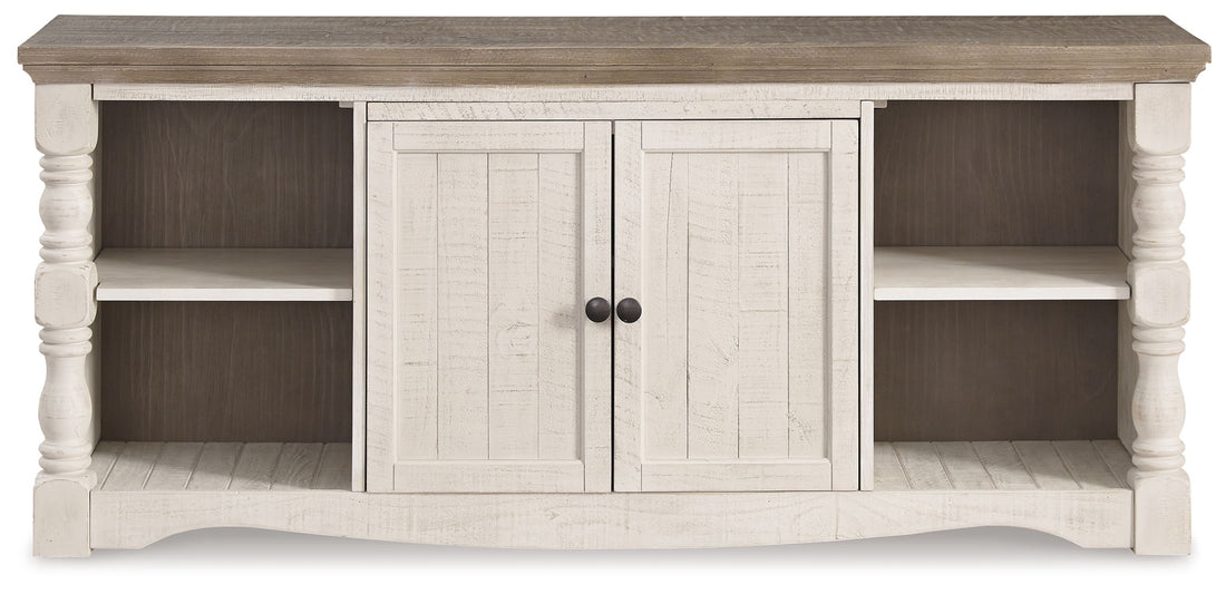 Havalance - Extra Large TV Stand - 2 Doors - Brown / Beige