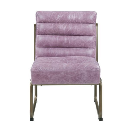 Loria - Accent Chair - Wisteria Top Grain Leather