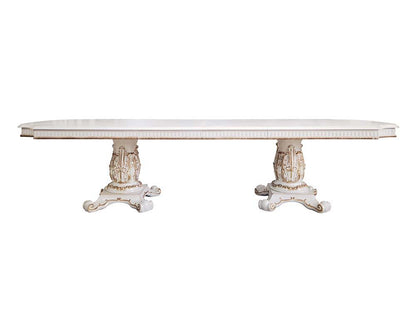 Vendome - 30" Dining Table With Pedestal Base - Antique Pearl
