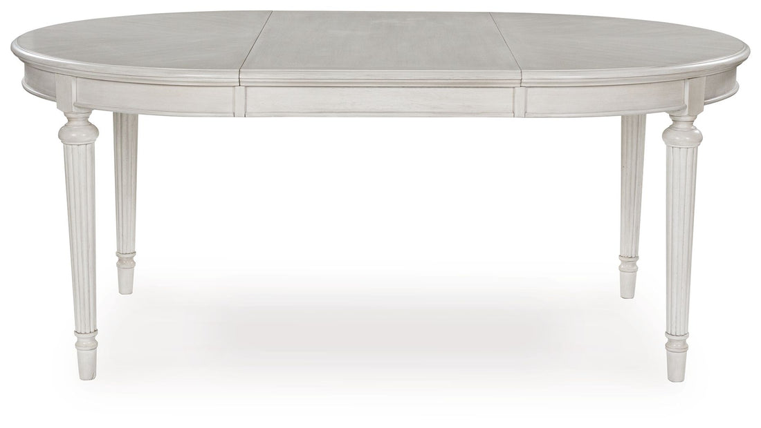 Montelaine - Oval Dining Room Extension Table - Antique White