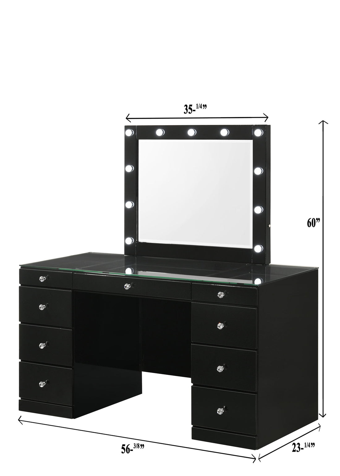 AVERY VANITY BLACK- Base