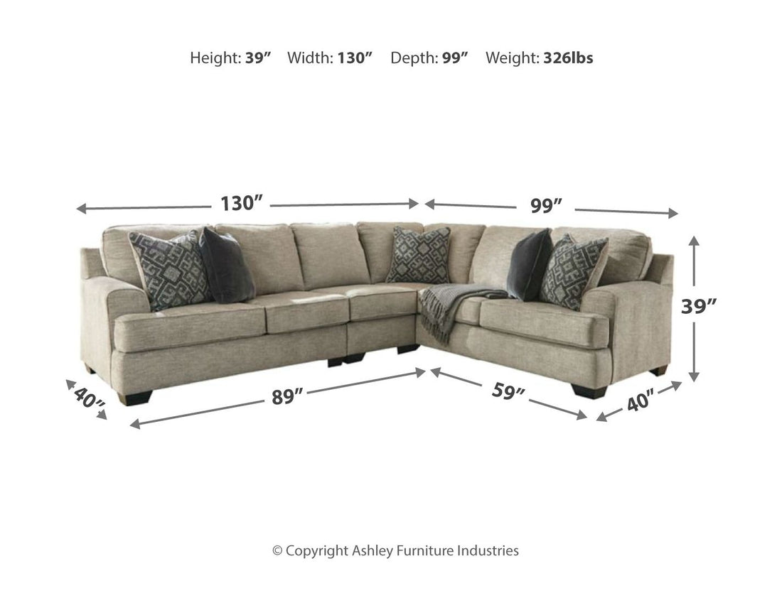 Bovarian - 4 Piece Sectional Set