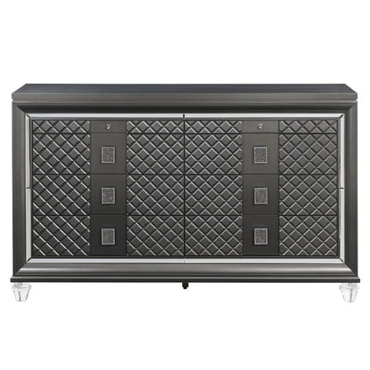 Sawyer - Dresser - Metallic Gray