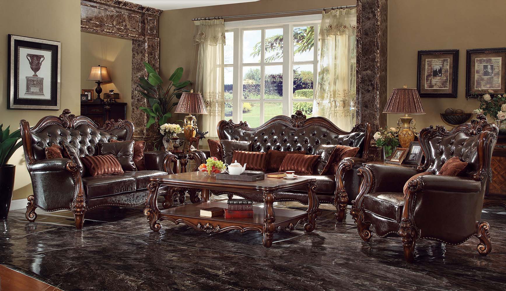 Versailles - Loveseat With 5 Pillows