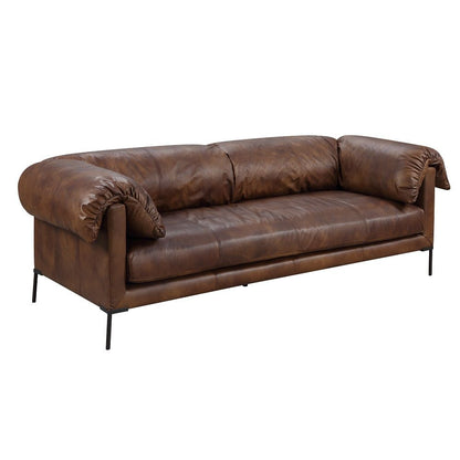 Jaron - Sofa - Mocha Top Grain Leather