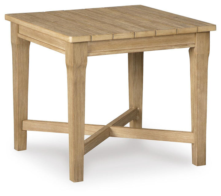Carter Hall - Square End Table - Beige