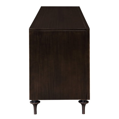Diya - Console Cabinet - Forged Bronze & Espresso