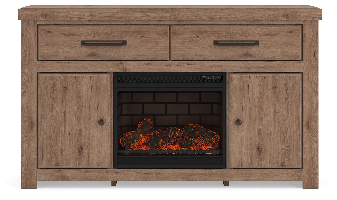 Garistyn - TV Stand With Fireplace Option