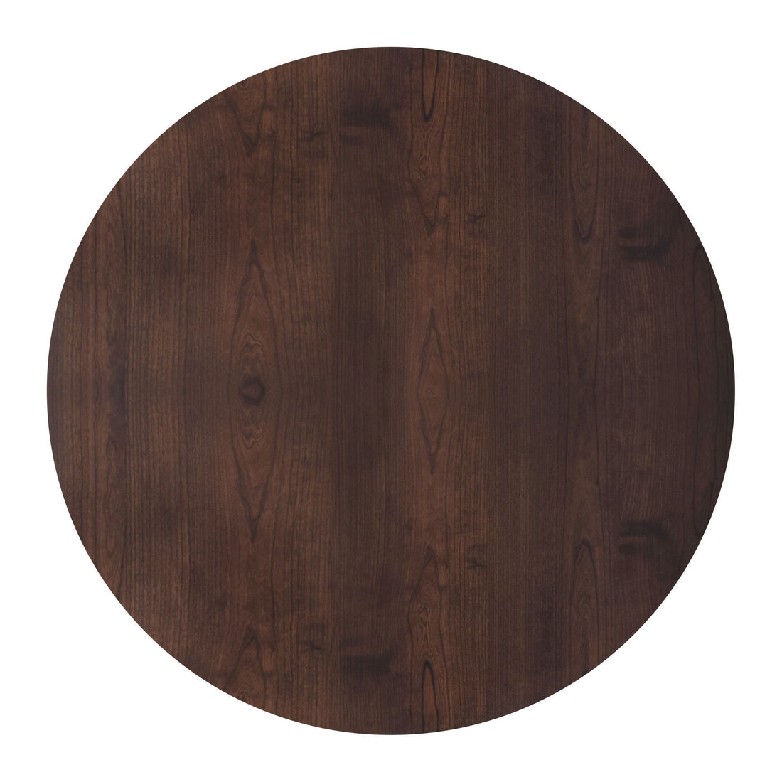 Tioga - 47" Round Table - Brown Cherry