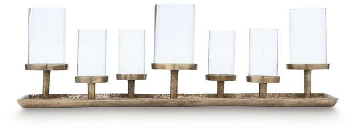 Wallmond - Candle Holder - Antique Brass Finish