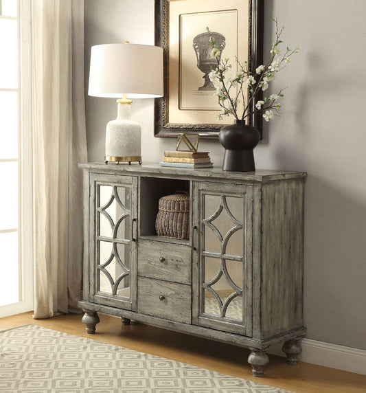 Velika - 48" Console Cabinet - Weathered Gray