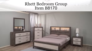 Rhett - Nightstand - Chalk / Gray