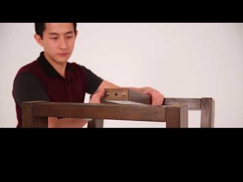 Watson - Mesa de centro rectangular - Marrón oscuro